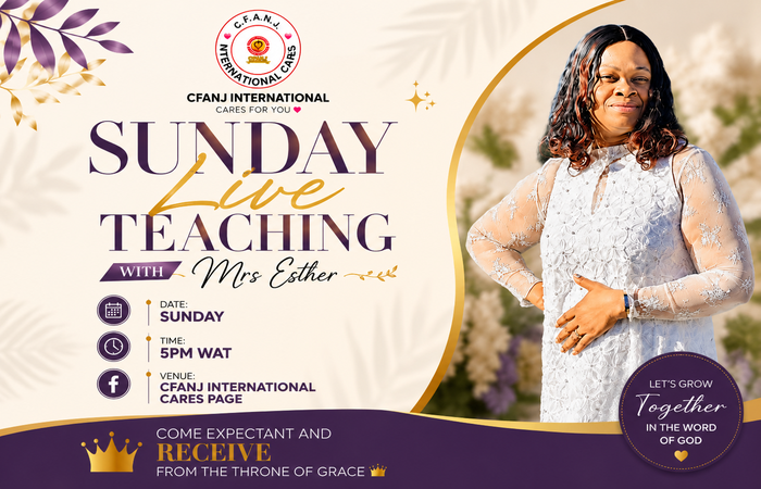 Sunday Live Teaching
